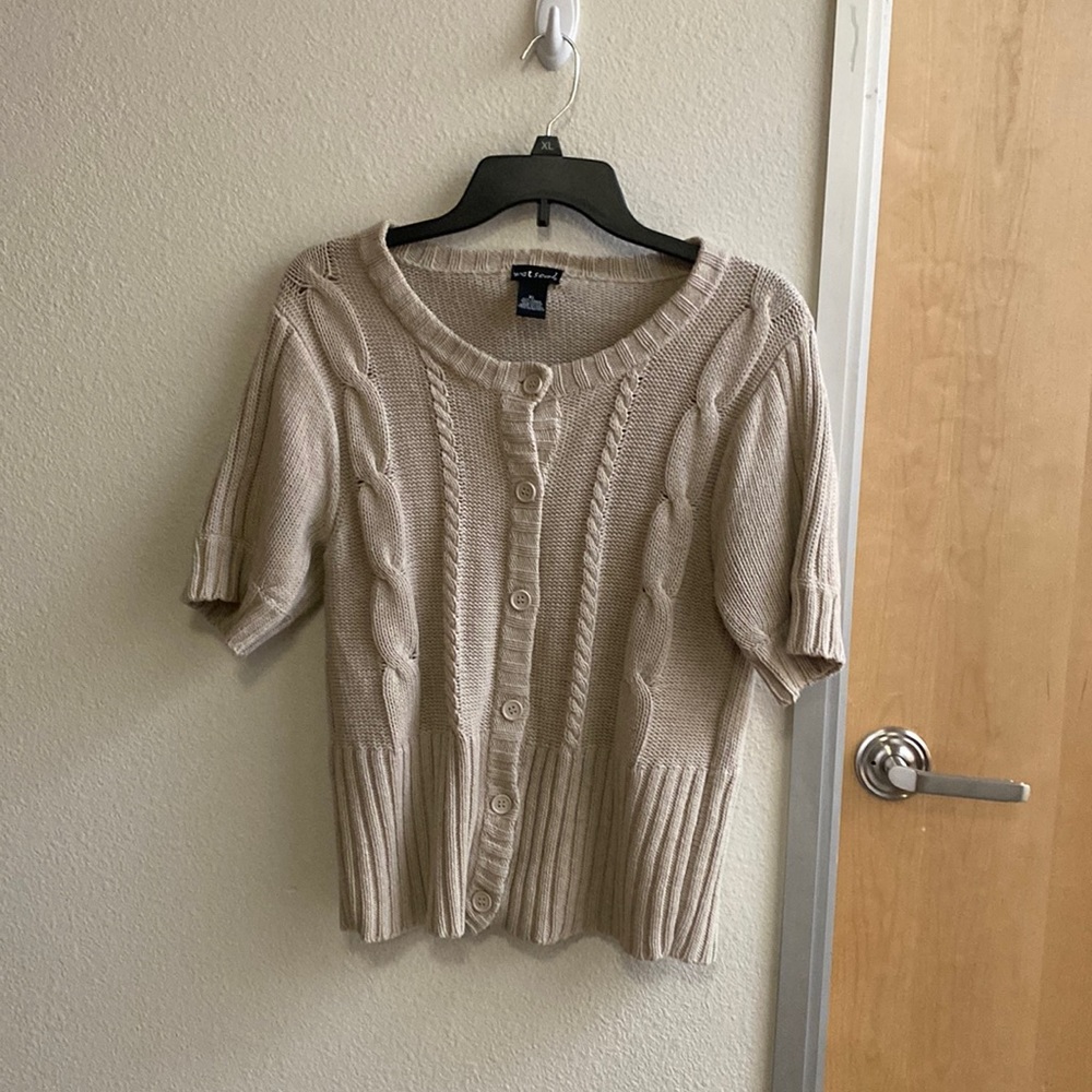 Wet Seal tan cardigan